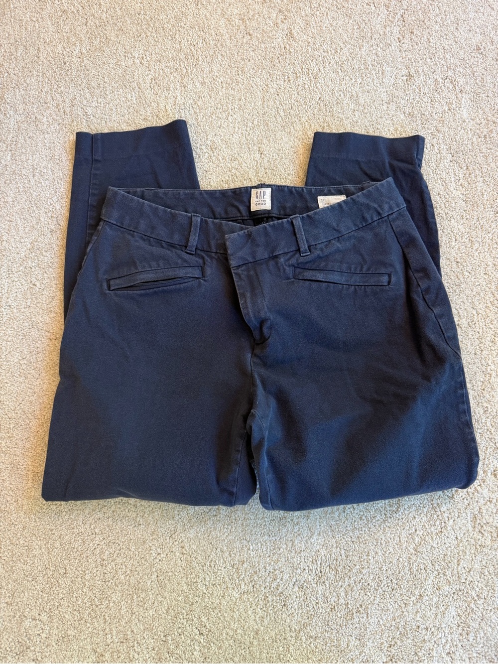 GAP Women's Navy Curvy Straight Leg Jeans